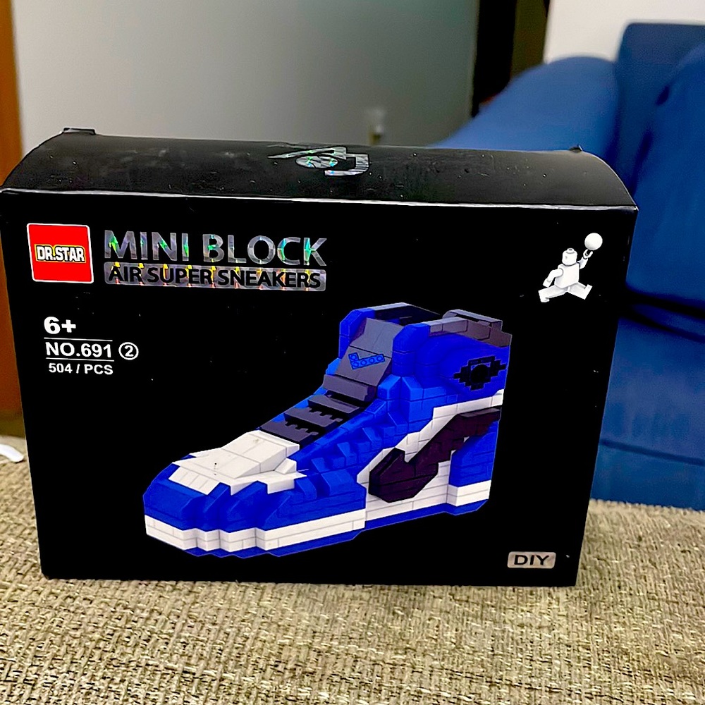 Dr. STAR—> Mini Block Air Super Sneakers *BLUE*